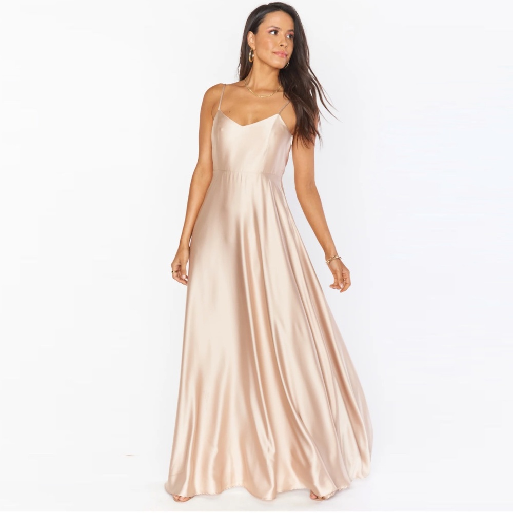 Show Me Your Mum Faith Maxi Dress Champagne S